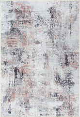 Rose & Grey Washable Rug