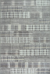 Grey Tartan Washable Rug