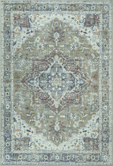 Brook Sage & Blue Washable Rug