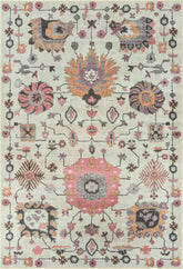 Dusk Beige & Pink Washable Rug