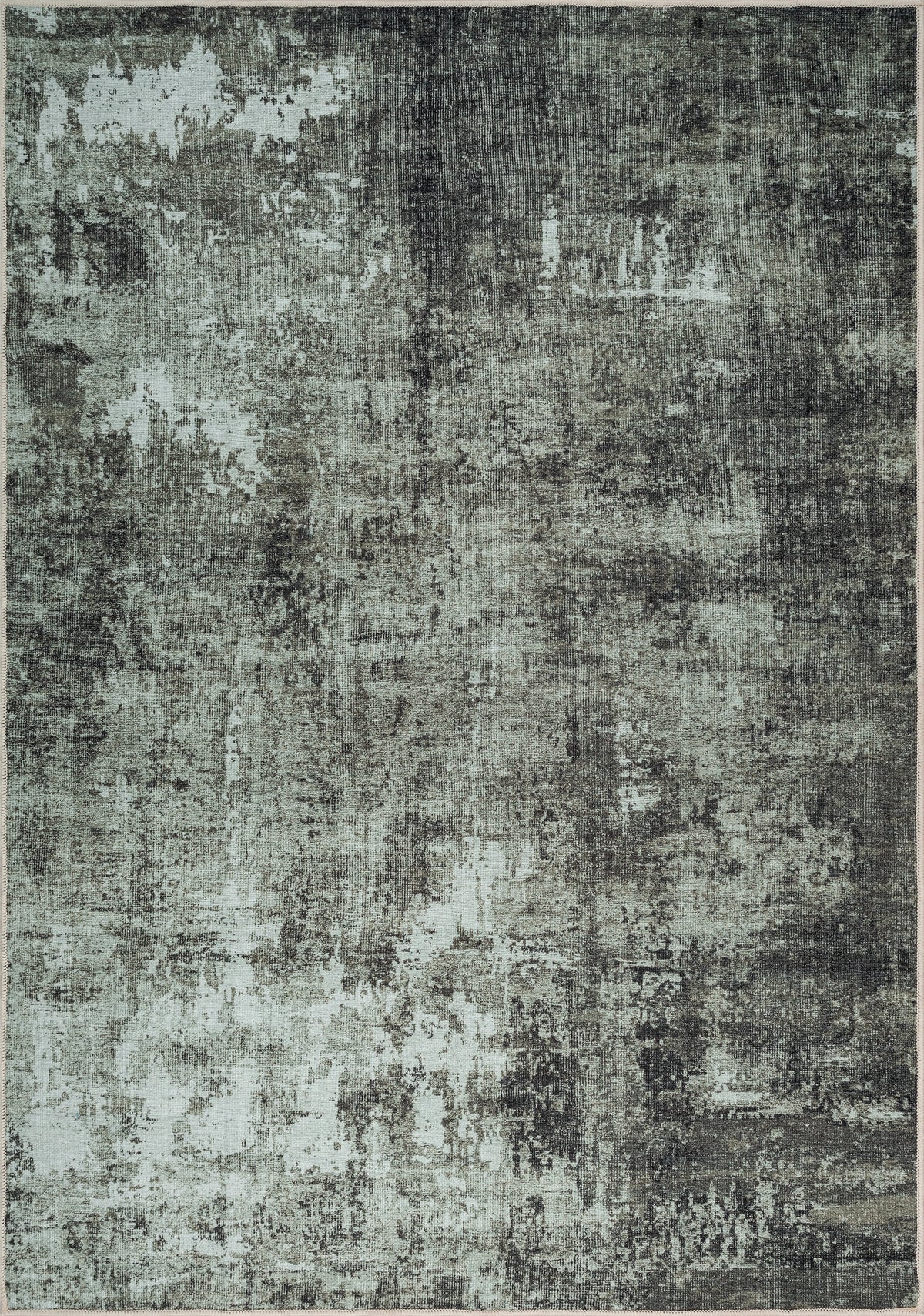 Botanic Green Washable Rug