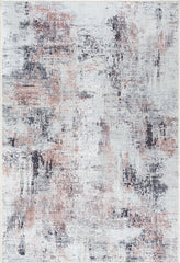 Rose & Grey Washable Rug