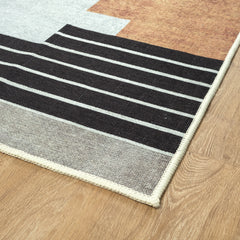 Staircase Greige Washable Rug