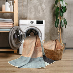 Retro Blocks Washable Rug