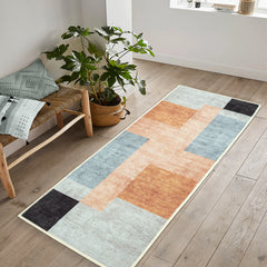 Retro Blocks Washable Rug