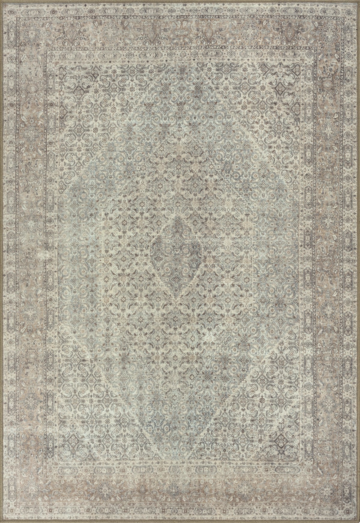 Antique Sand Washable Rug