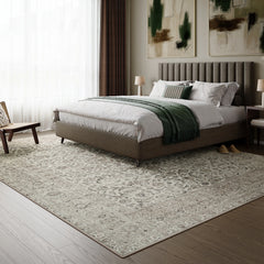 Ashen Cream Washable Rug