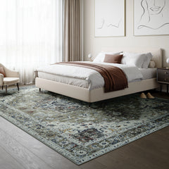 Brook Sage & Blue Washable Rug