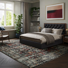 Opal Charcoal Washable Rug