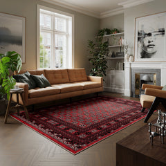 Dragon Red Washable Rug