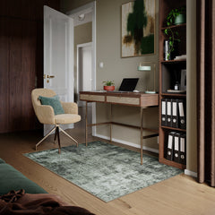 Botanic Green Washable Rug