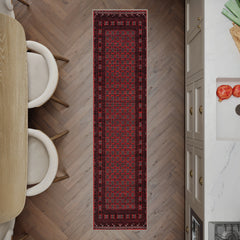 Dragon Red Washable Rug