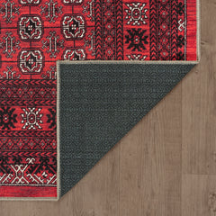 Dragon Red Washable Rug