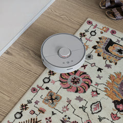 Dusk Beige & Pink Washable Rug