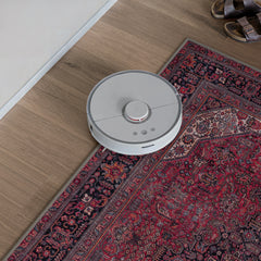 Aesthetic Crimson Red Washable Rug