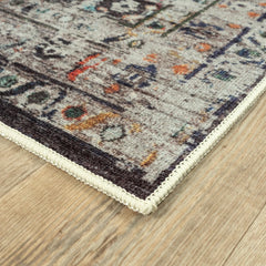 Opal Charcoal Washable Rug