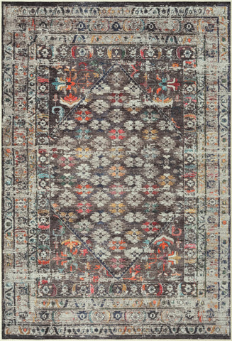 Opal Charcoal Washable Rug