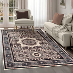 Imperial Brown & Beige Washable Rug