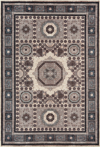 Imperial Brown & Beige Washable Rug