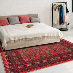 Dragon Red Washable Rug