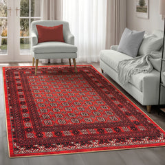 Dragon Red Washable Rug